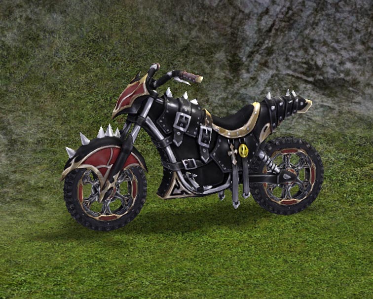 Motocykl rockové hvězdy+